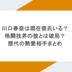 川口春奈は現在彼氏いる？格闘技界の彼とは破局？歴代の熱愛相手まとめ